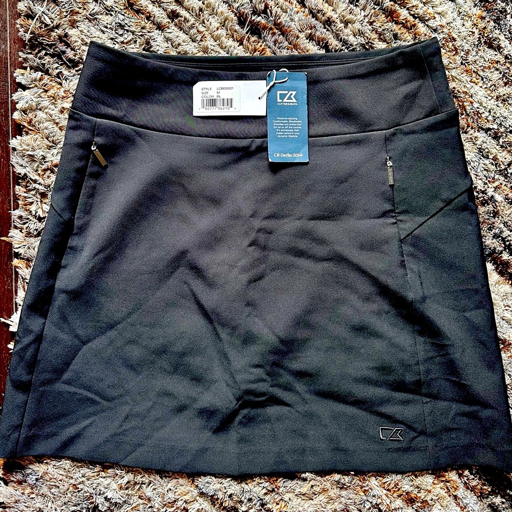 Black Cutter & Buck Golf Skirt Size M